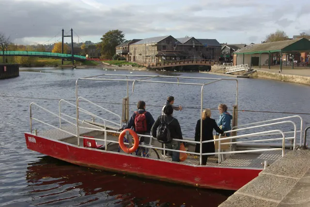 Butts Ferry, the local landmark of EX2