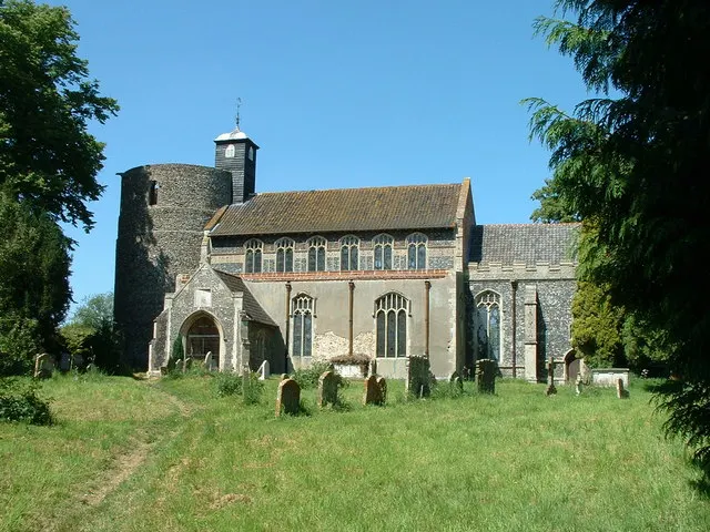 St Mary's Church, Wortham, the local landmark of IP22